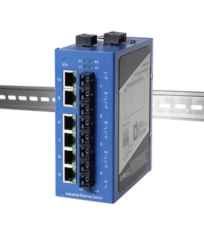 DIN-rail Gigabit Unmanaged Industrial Ethernet Switches