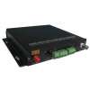 Video/Data/Dry Contact Closure to Fiber Optic Converter